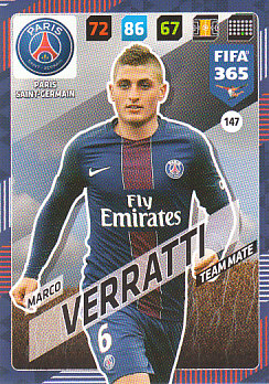 Marco Verratti Paris Saint-Germain 2018 FIFA 365 #147
